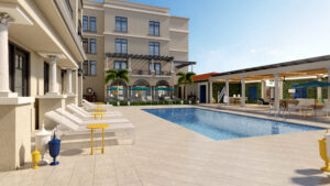 Pool Deck Rendering View 1